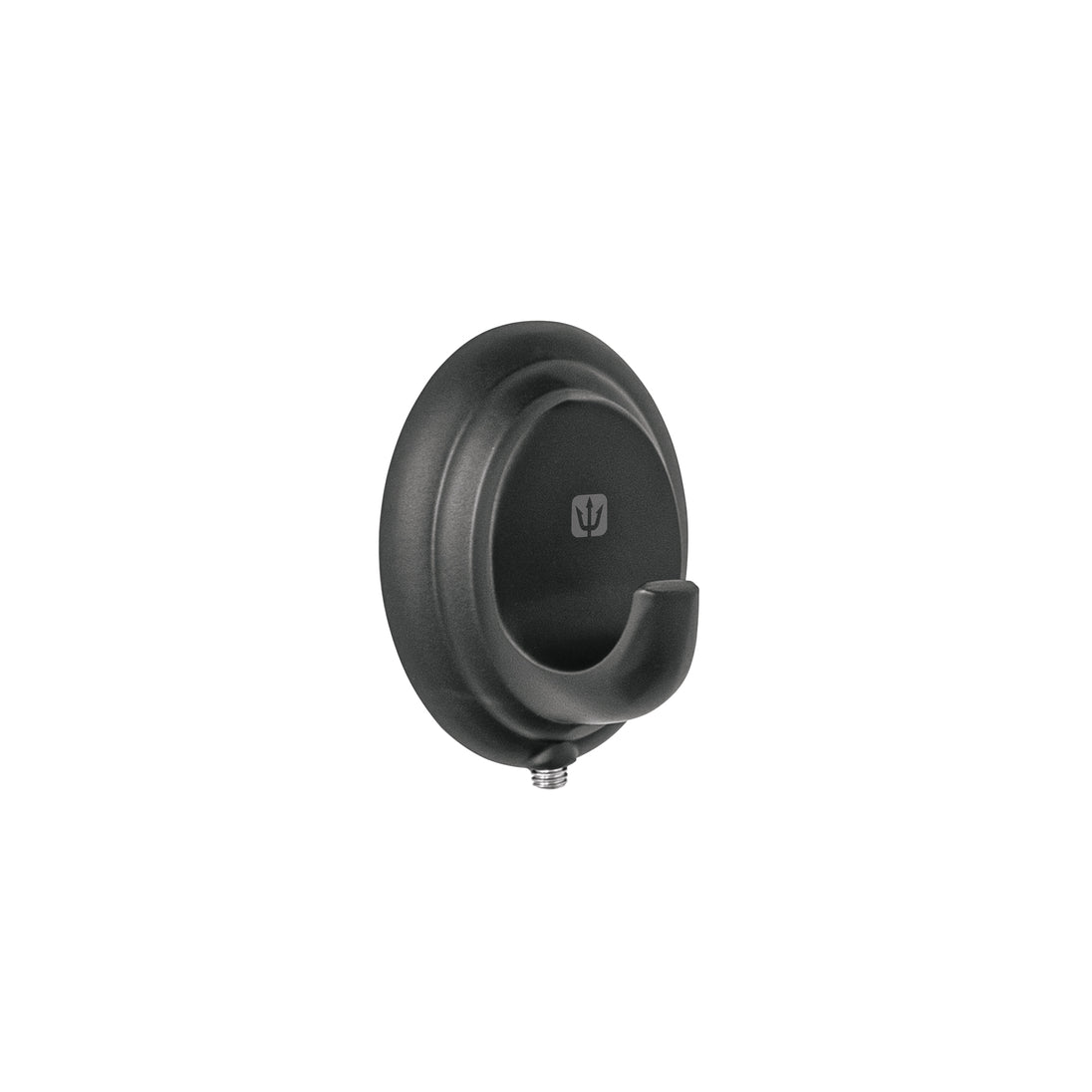 AQA-83M Gancho sencillo para toallas, negro, FOSET AQUA