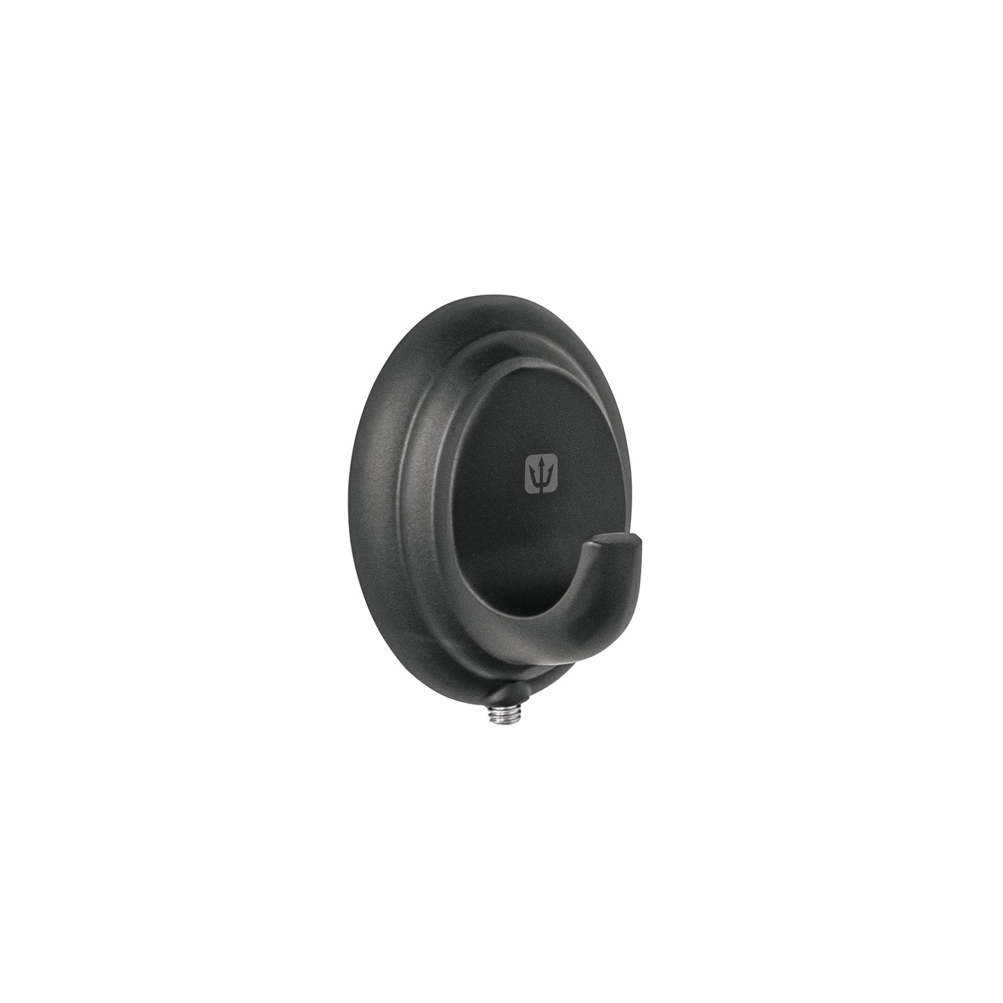 AQA-83M Gancho sencillo para toallas, negro, FOSET AQUA