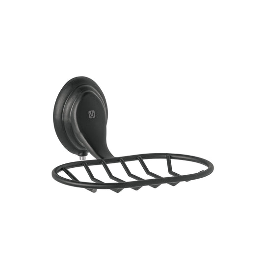 AQA-84M Jabonera de rejilla, negro, FOSET AQUA
