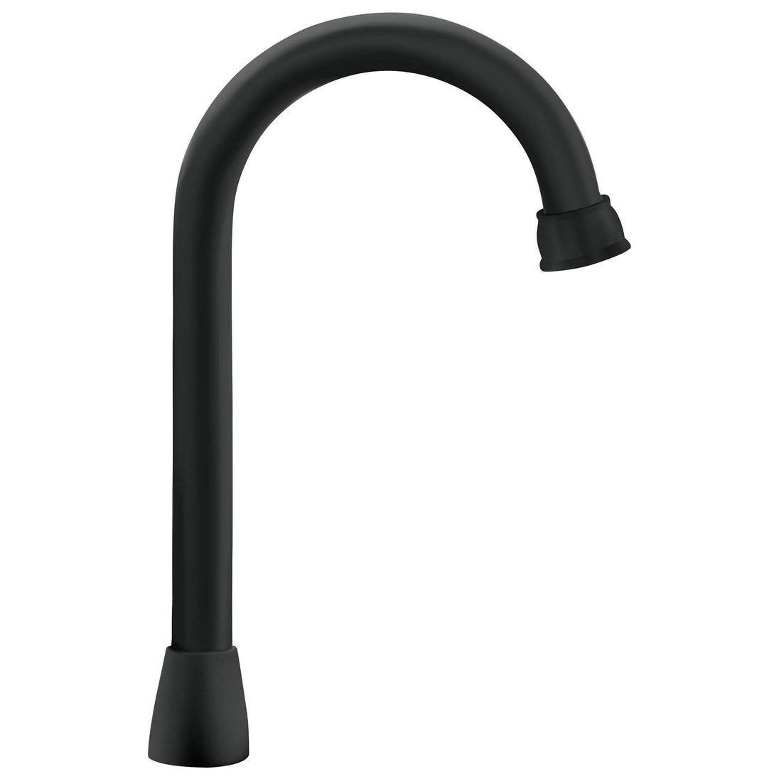 AQCR-60M Cuello tipo bar para mezcladora de lavabo, negro mate, AQUA