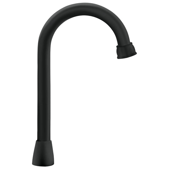 AQCR-60M Cuello tipo bar para mezcladora de lavabo, negro mate, AQUA