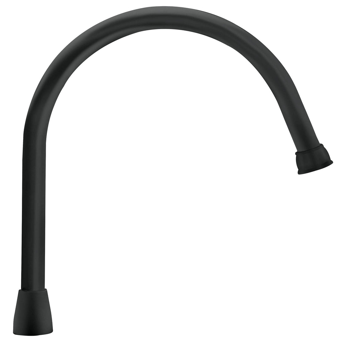 AQCR-80M Cuello largo para mezcladora de fregadero, negro mate, AQUA