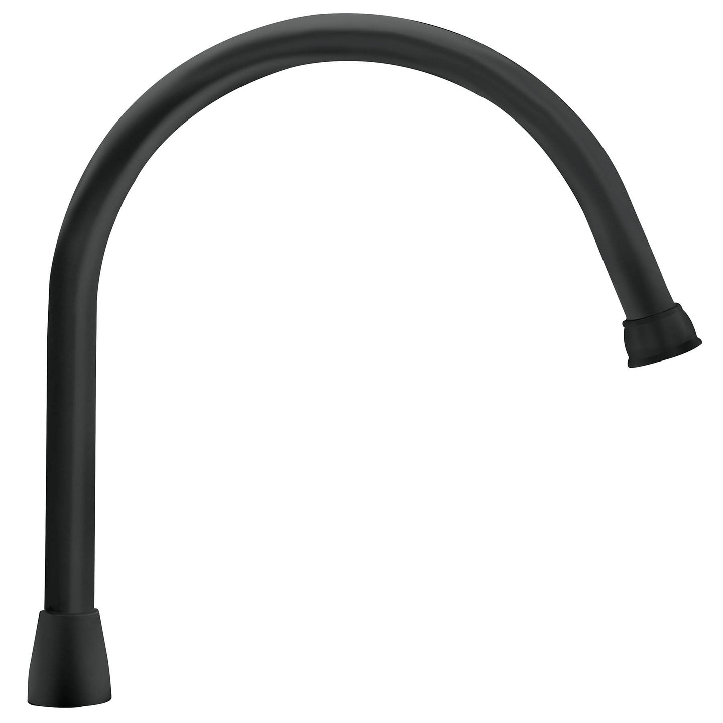 AQCR-80M Cuello largo para mezcladora de fregadero, negro mate, AQUA