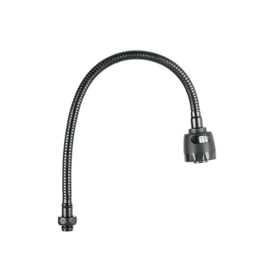 AQCR-81M Cuello flexible para mezcladora de fregadero, negro, AQUA
