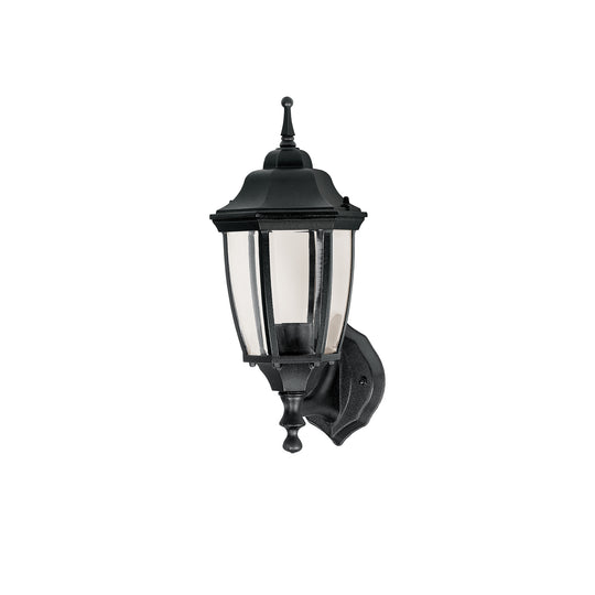 ARB-101S Arbotante tipo farol tradicional soportado p/exterior, negro