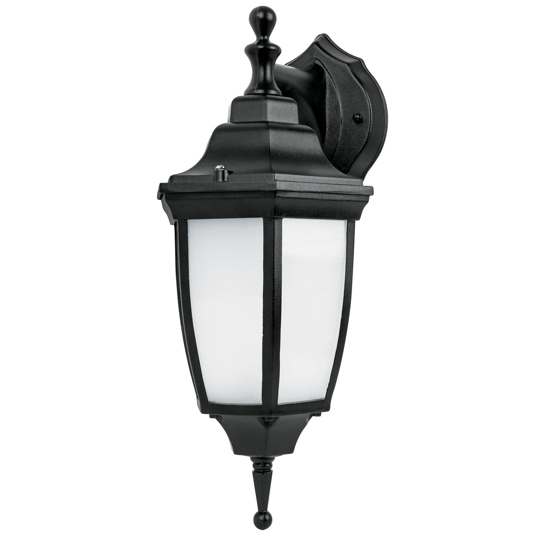 ARB-103L Arbotante de LED 8 W tipo farol suspendido negro, Volteck