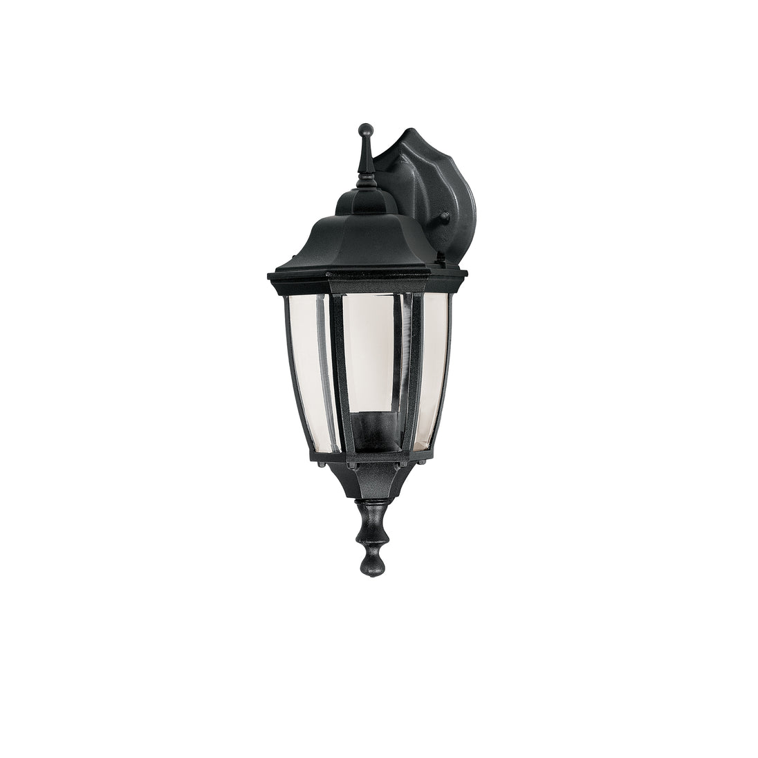 ARB-103S Arbotante tipo farol tradicional suspendido p/exterior negro