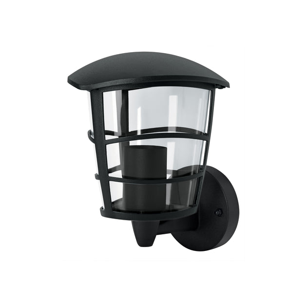 ARB-105S Arbotante tipo farol moderno soportado p/exteriores, negro