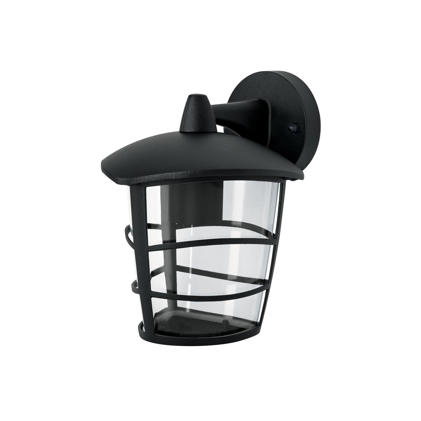 ARB-107S Arbotante tipo farol moderno suspendido p/exteriores, negro