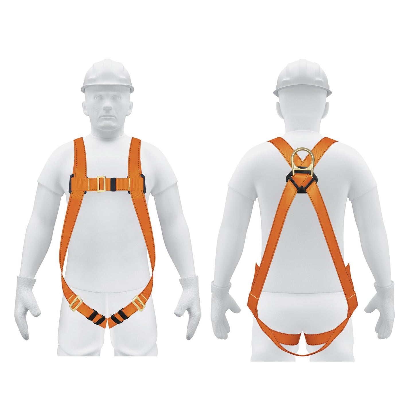 ARN-5435 Arnés de cuerpo completo con 1 anillo, ANSI, Truper