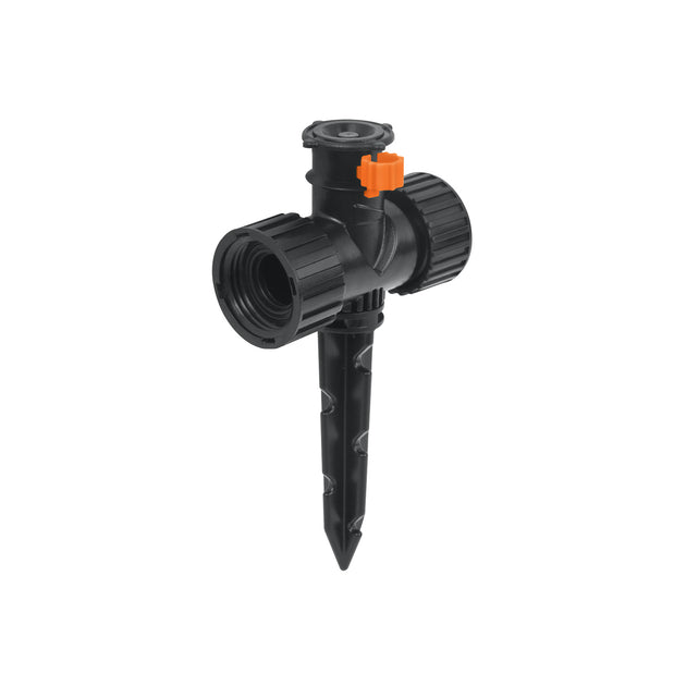 ASMI-360 Mini aspersor plástico, dos vías, irrigación 360°, TRUPER