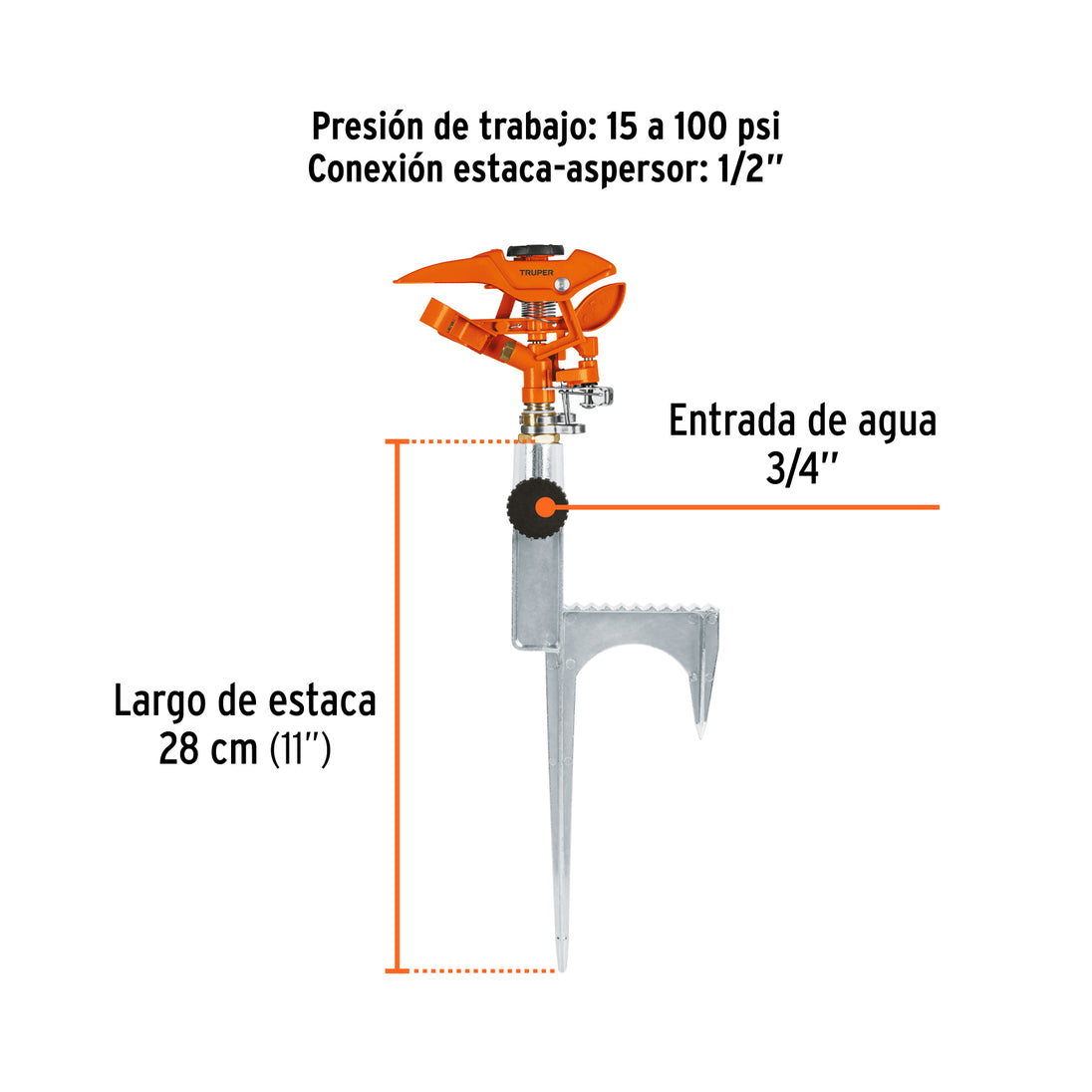 ASP-11R Sierra de inglete 12", 2000W telescópica compuesta, TRUPER Truper