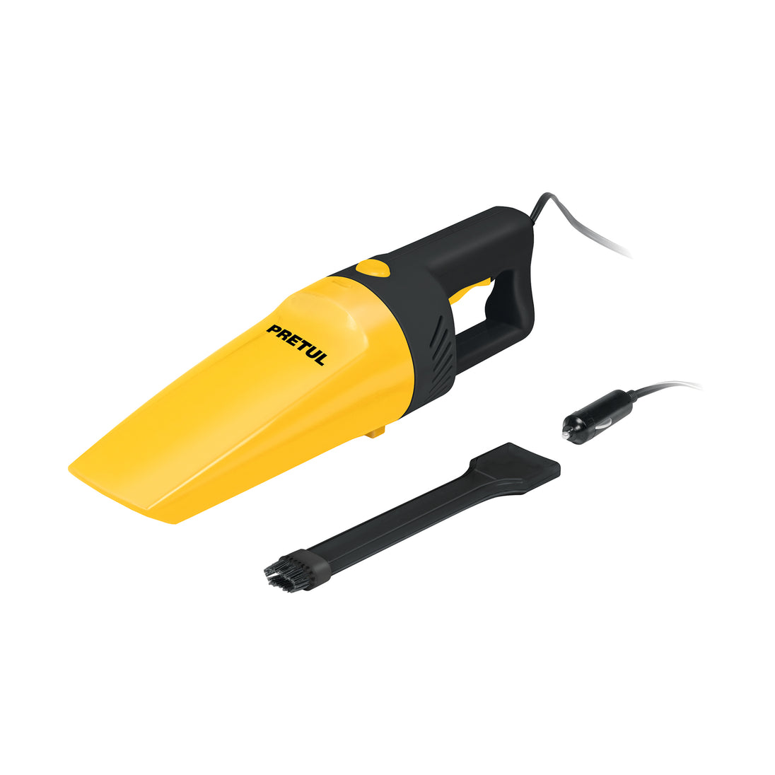 ASP-12V-P Aspiradora para auto, de 12 volts, Pretul