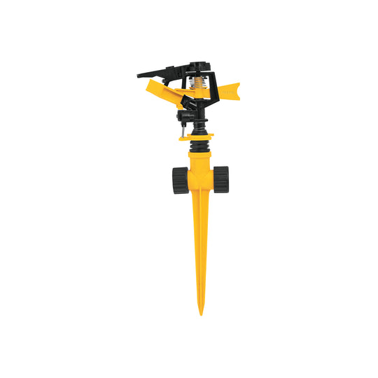 ASPRO-11X Aspersor plástico 11" dos vías, estaca plástica, PRETUL