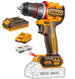 287987 Taladro atornillador inalambrico 1/2" 55Nm 20v bateria/cargador/accesorios BL Ingco Ferreteria la economica