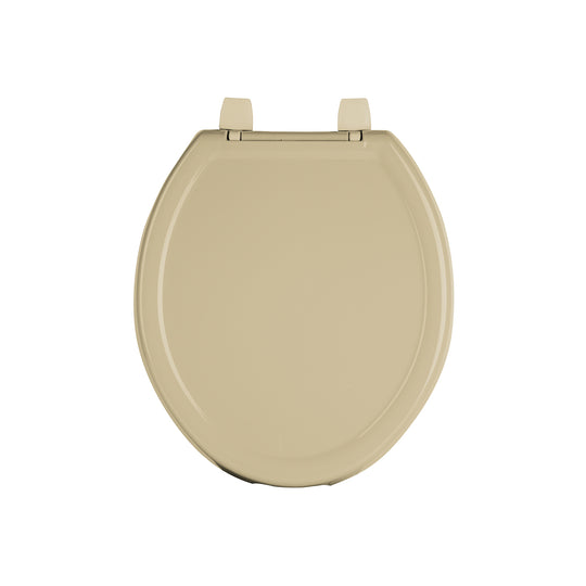 AWC-35C Asiento redondo ligero con tapa para WC, beige, FOSET BASIC