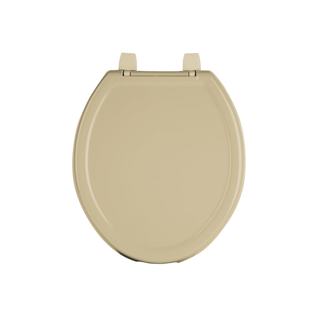 AWC-35C Asiento redondo ligero con tapa para WC, beige, FOSET BASIC
