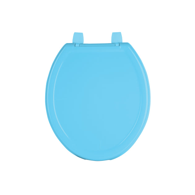 AWC-35Z Asiento redondo ligero con tapa para WC, azul, FOSET BASIC