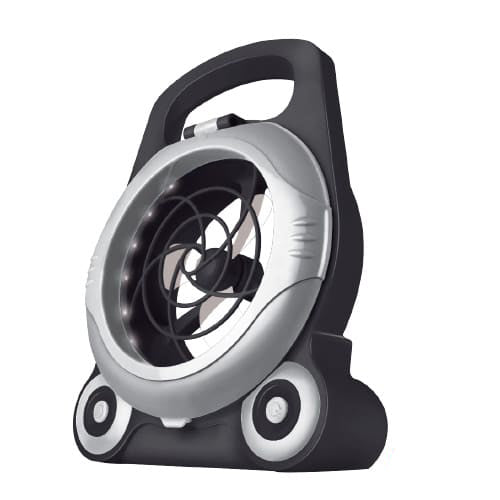 111683 3 en 1: Ventilaror, lampara y cargador USB (2500 mAh) - AK