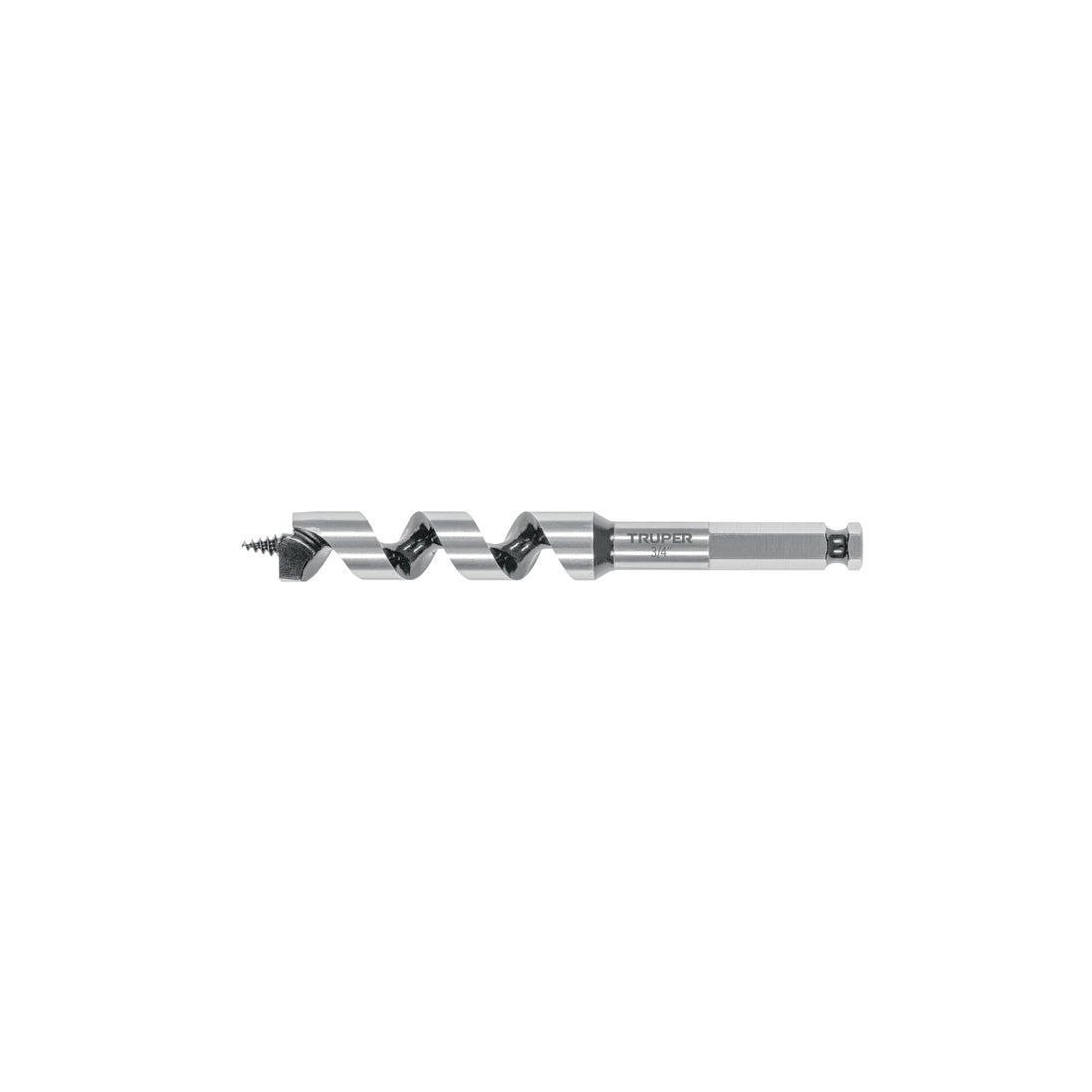 BAB-3/4X6 Broca auger tipo berbiquí 3/4" X 6", TRUPER