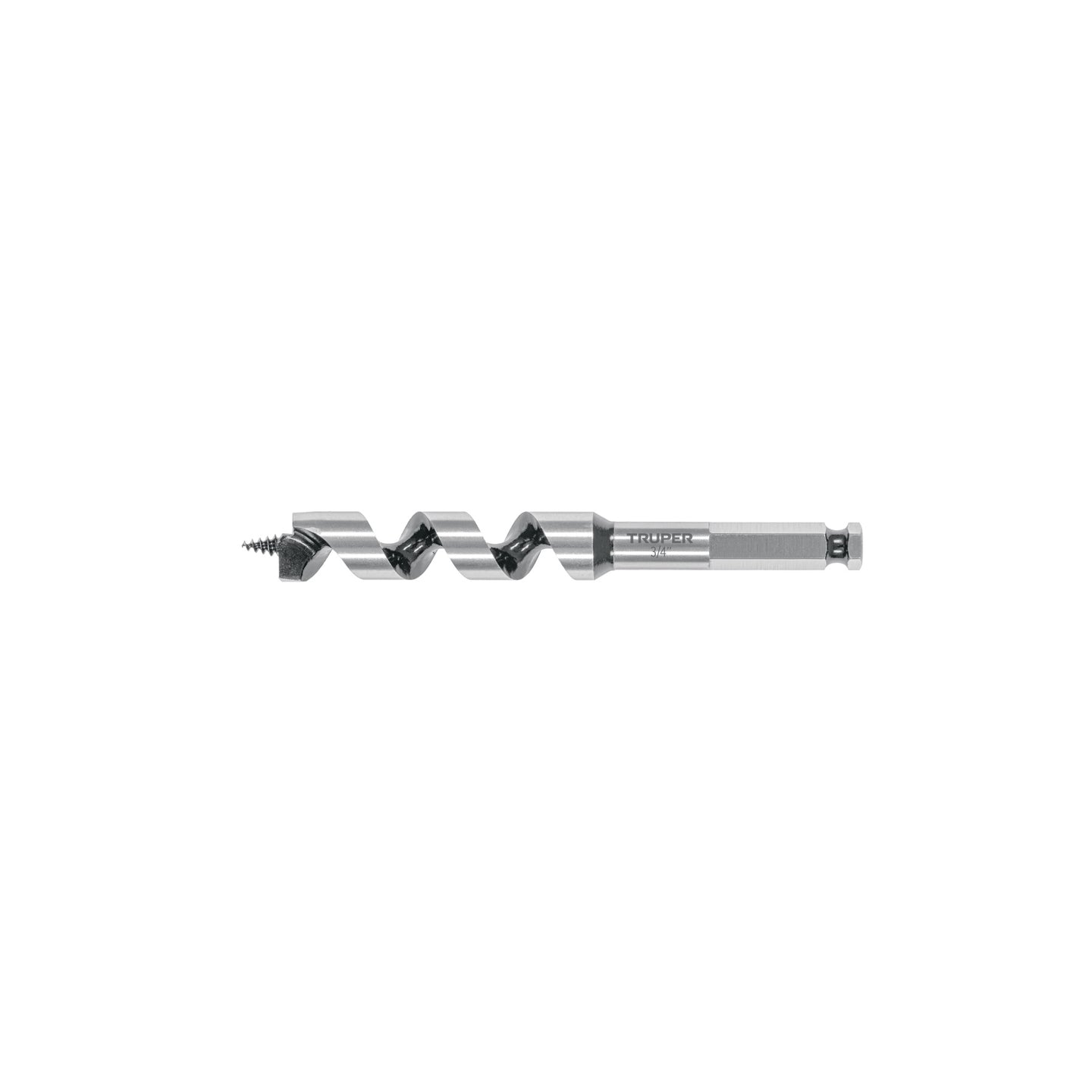 BAB-3/4X6 Broca auger tipo berbiquí 3/4" X 6", TRUPER