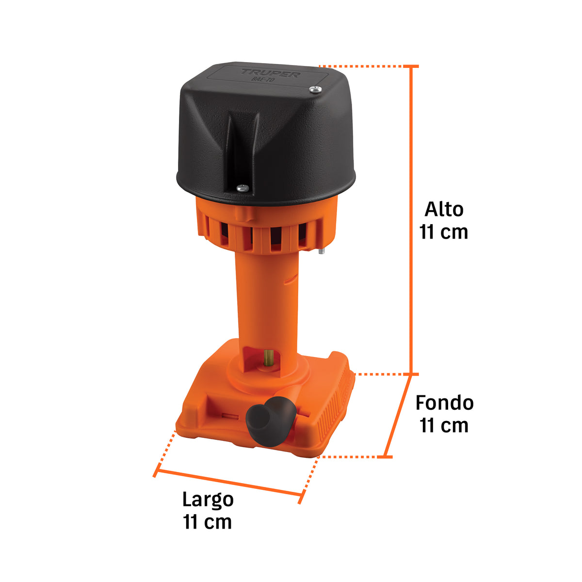 Bomba Truper BAE-70, 70W, Flujo 20 L/min