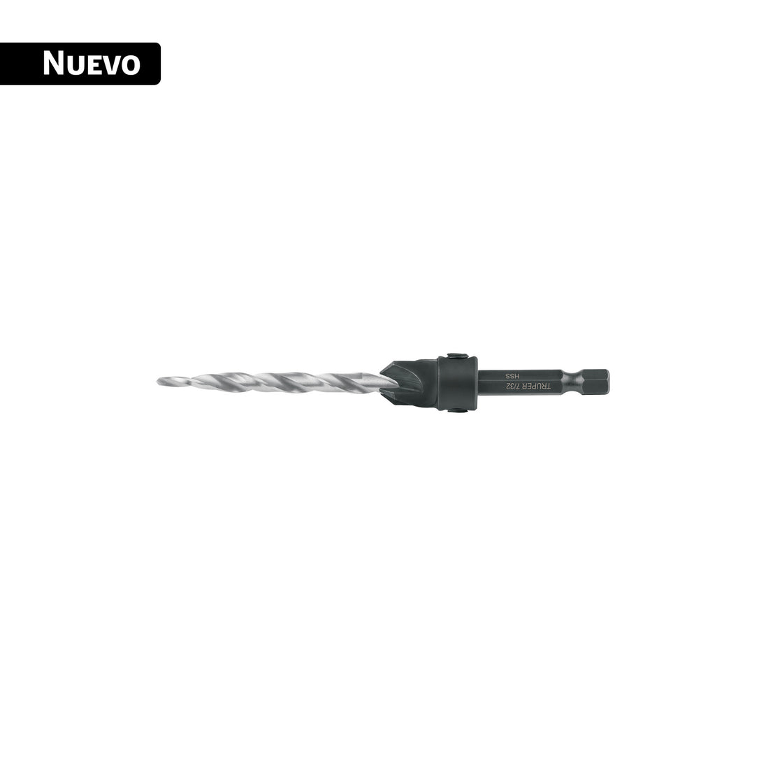 Broca Avellanadora Truper BAM-12 Tornillo No.12 Acero M2 5/32"