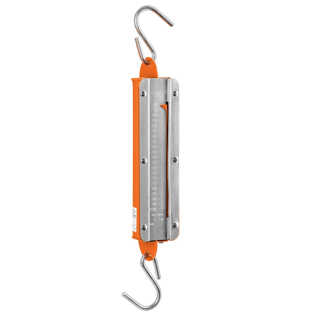 BAS-100R Báscula capacidad 100 kg romana de resorte, Truper