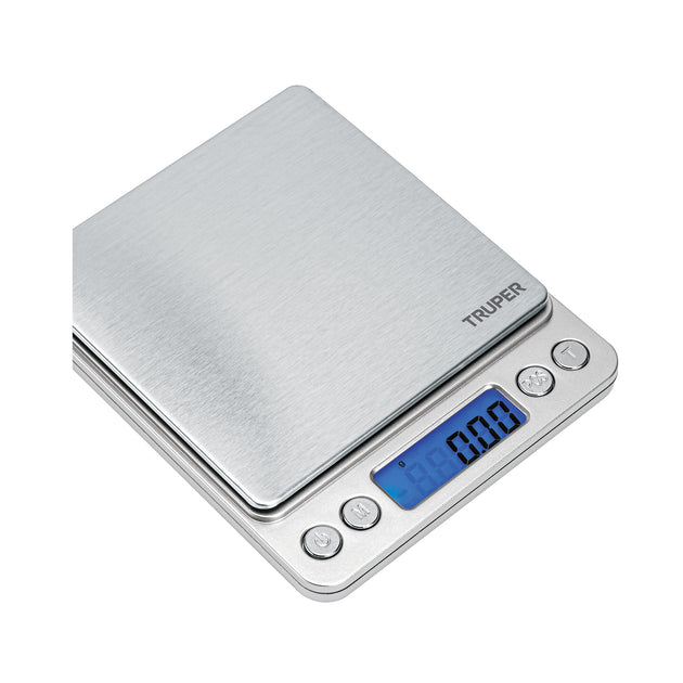 BASE-05B Báscula electrónica de precisión, de bolsillo, 500 g, Truper