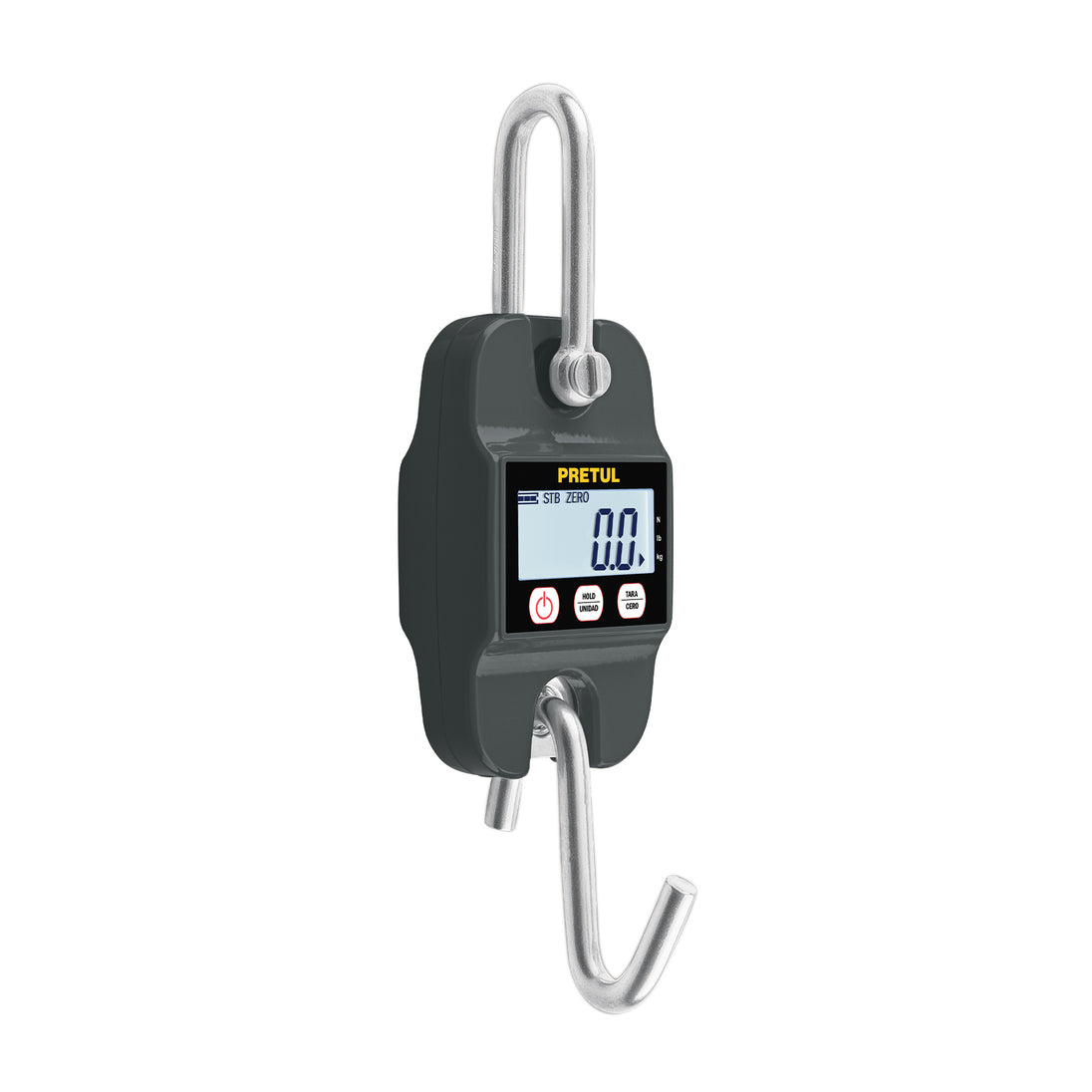 BASE-300CP Báscula electrónica colgante, 300 kg, de pilas, PRETUL
