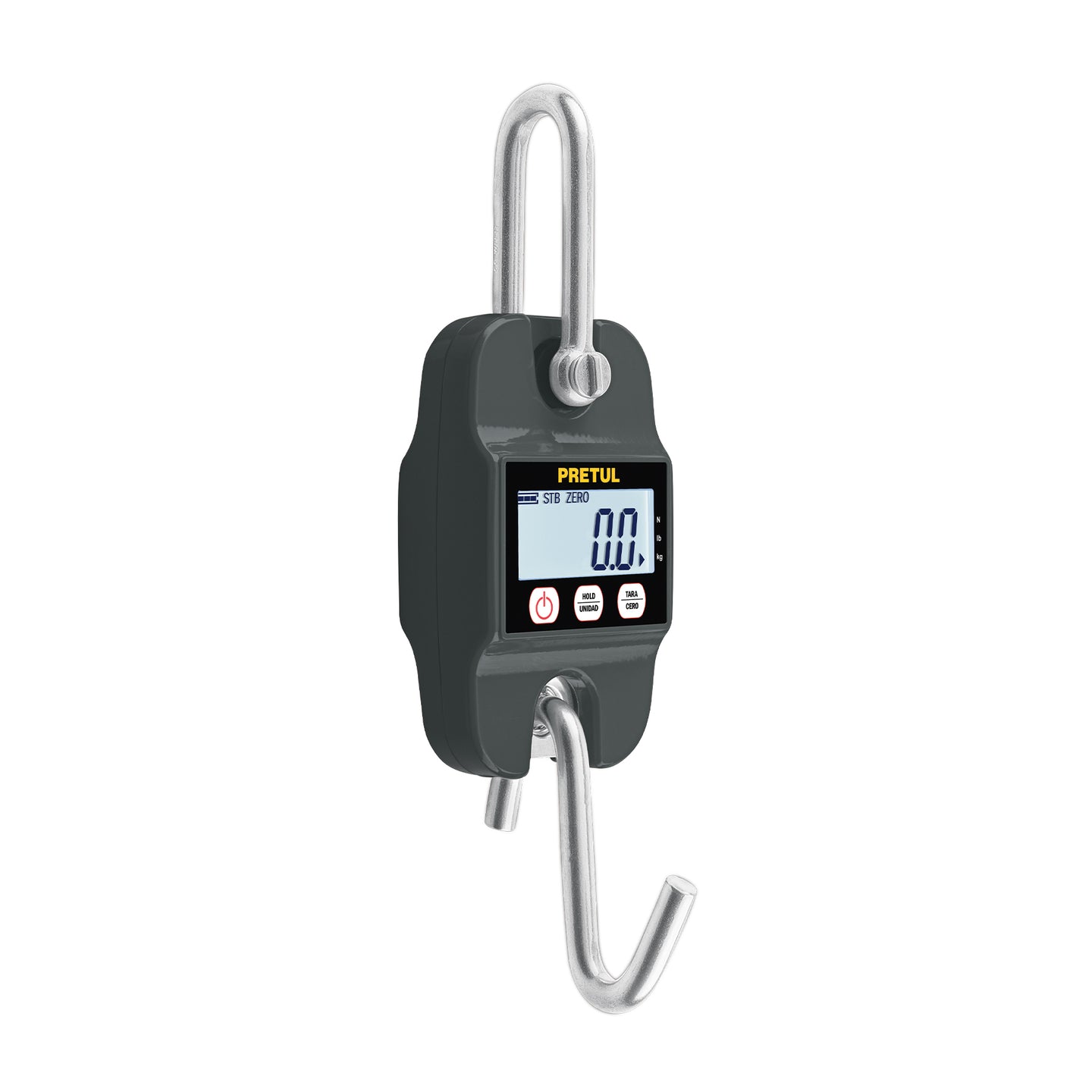 BASE-300CP Báscula electrónica colgante, 300 kg, de pilas, PRETUL