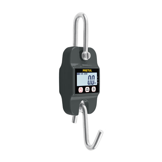 BASE-300CP Báscula electrónica colgante, 300 kg, de pilas, PRETUL