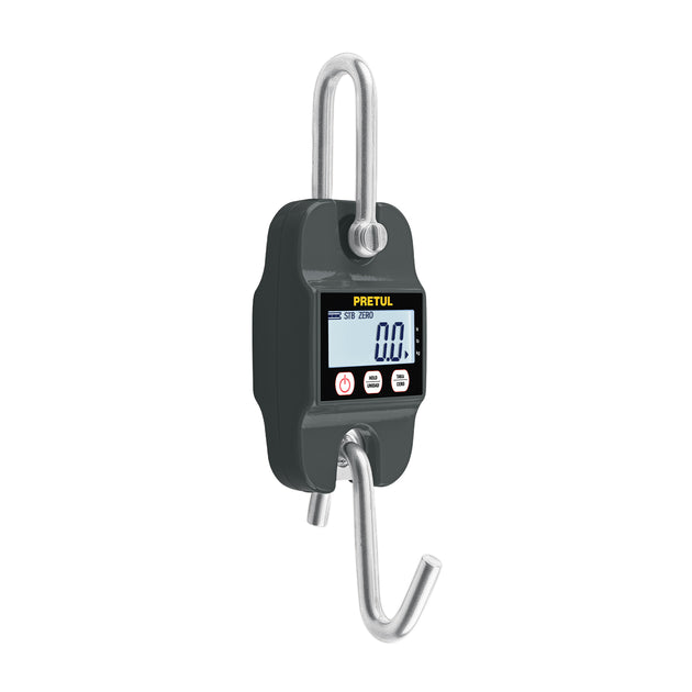 BASE-300CP Báscula electrónica colgante, 300 kg, de pilas, PRETUL