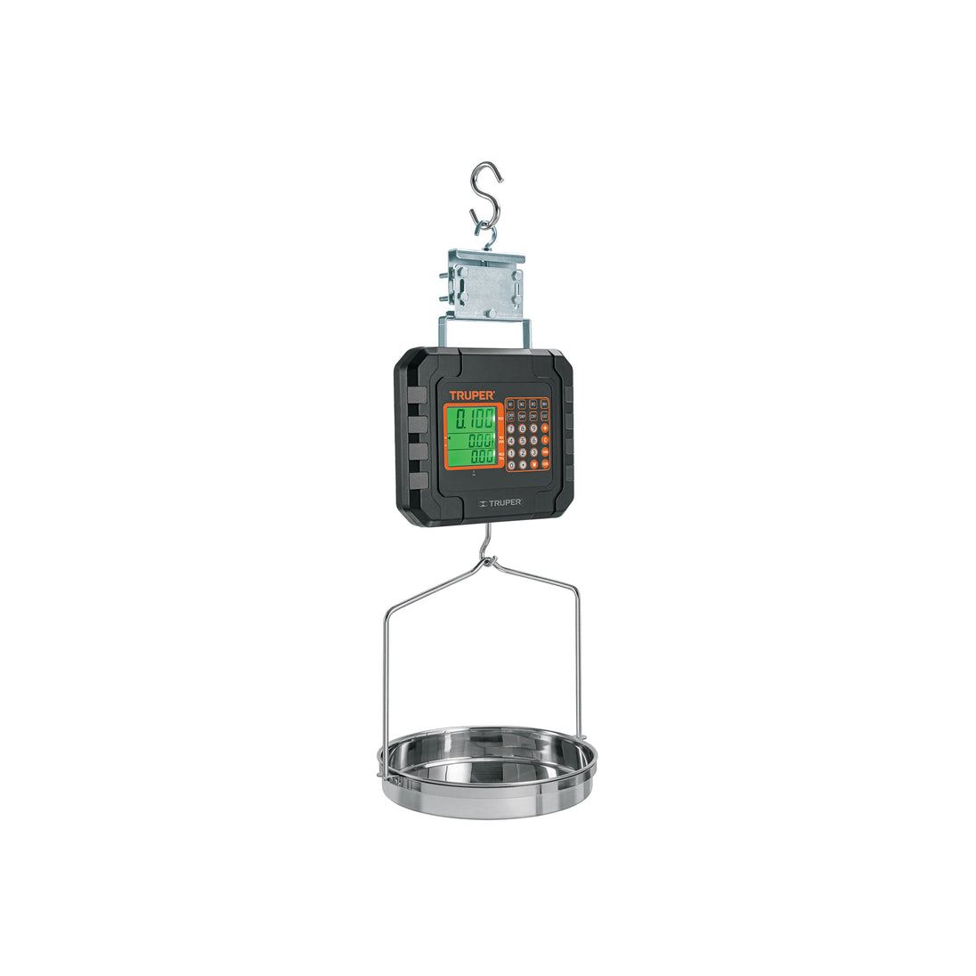 BASE-40C Báscula electrónica colgante, recargable, c/charola, 40 kg
