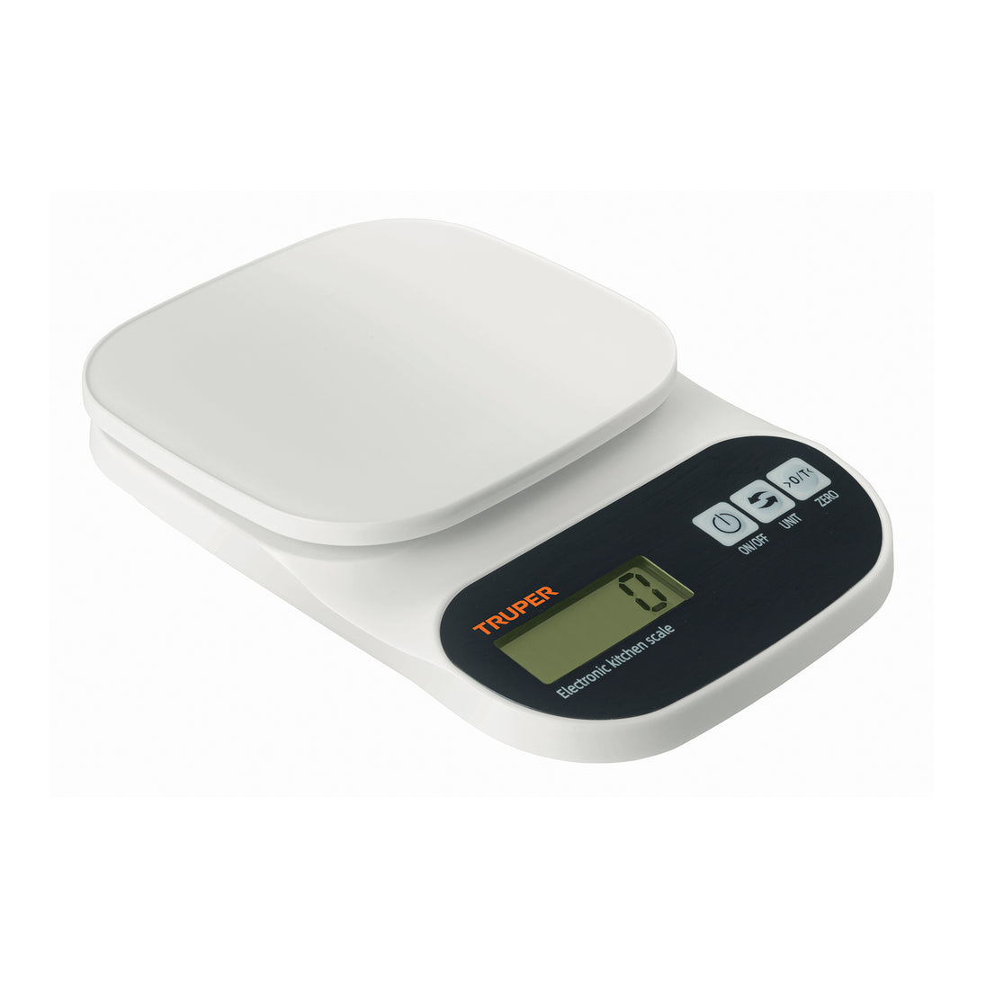 BASE-5EP Báscula digital para cocina, plato de ABS, 5 kg, Truper