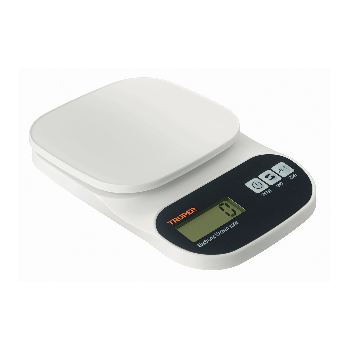 BASE-5EP Báscula digital para cocina, plato de ABS, 5 kg, Truper