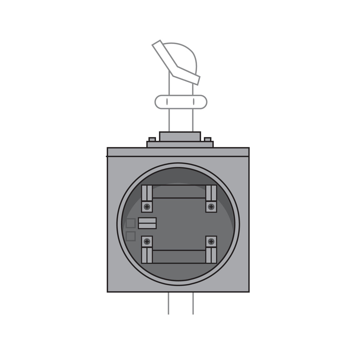 Base Bifásica Volteck BASE-5 5 Terminales Kit CFE | 600V NOM-003