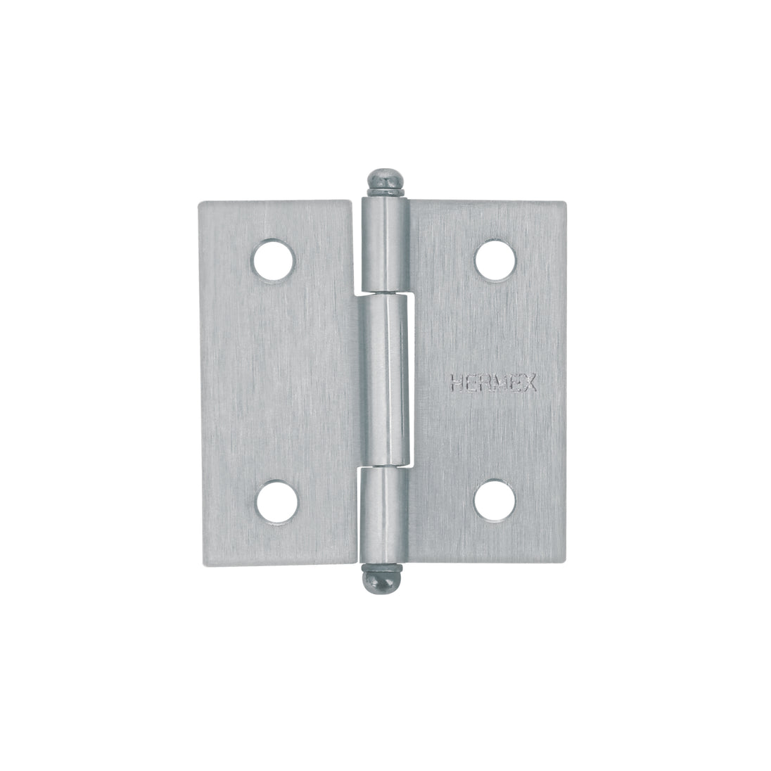 BC-203R Bisagra cuadrada 2", satinado, cabeza redonda, HERMEX