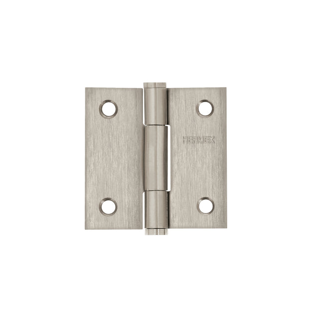 BC-204P Bisagra cuadrada 2" acero inox, cabeza plana, HERMEX