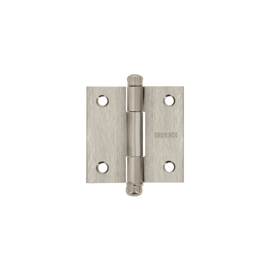 BC-204R Bisagra cuadrada 2" acero inox, cabeza redonda, HERMEX