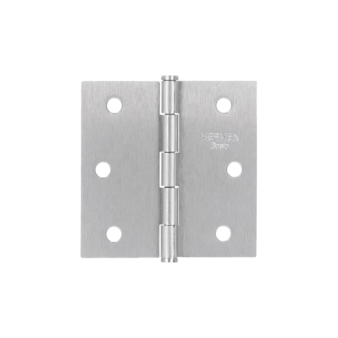 BC-253PP Bisagra cuadrada 2-1/2", satinado, cabeza plana, BASIC