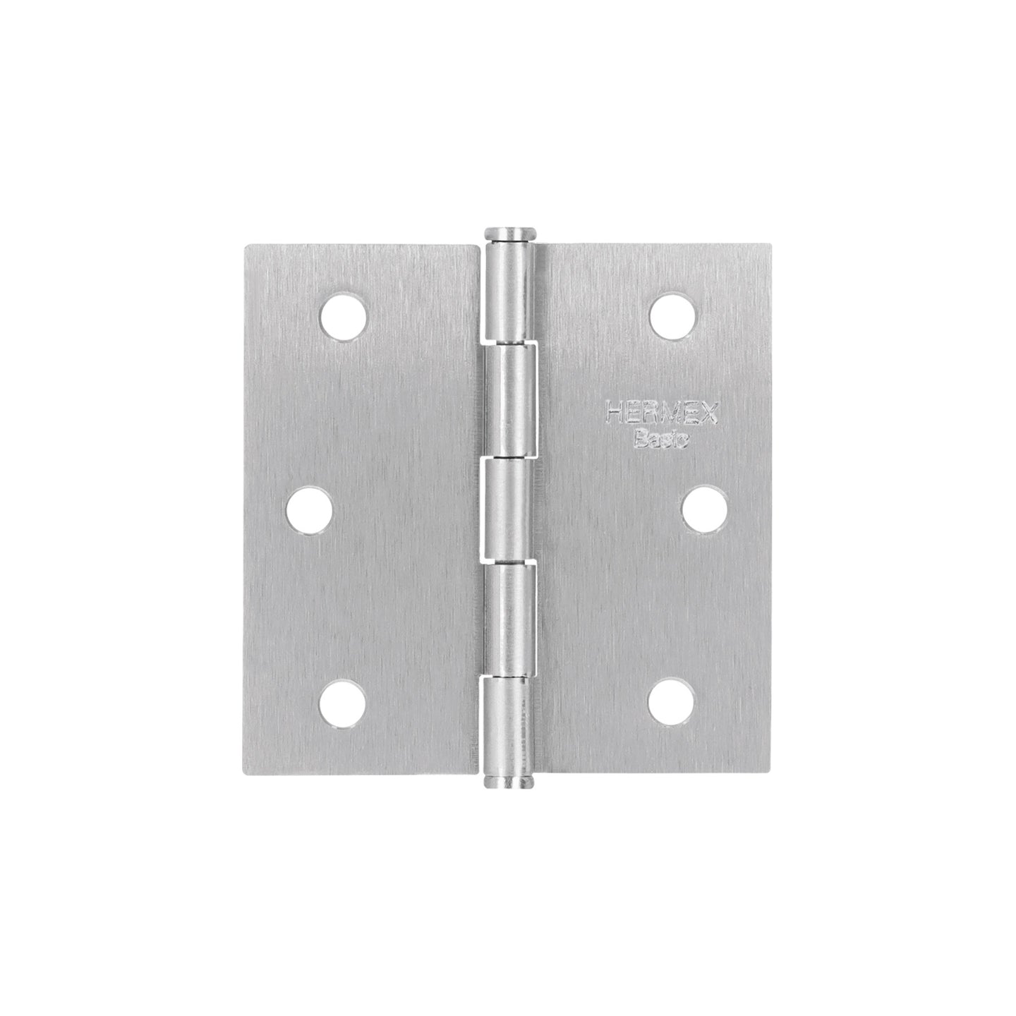 BC-253PP Bisagra cuadrada 2-1/2", satinado, cabeza plana, BASIC