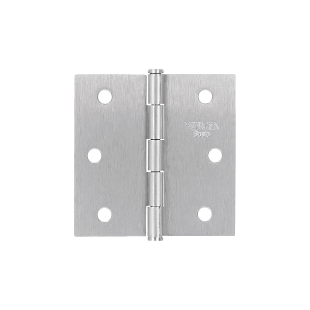BC-253PP Bisagra cuadrada 2-1/2", satinado, cabeza plana, BASIC