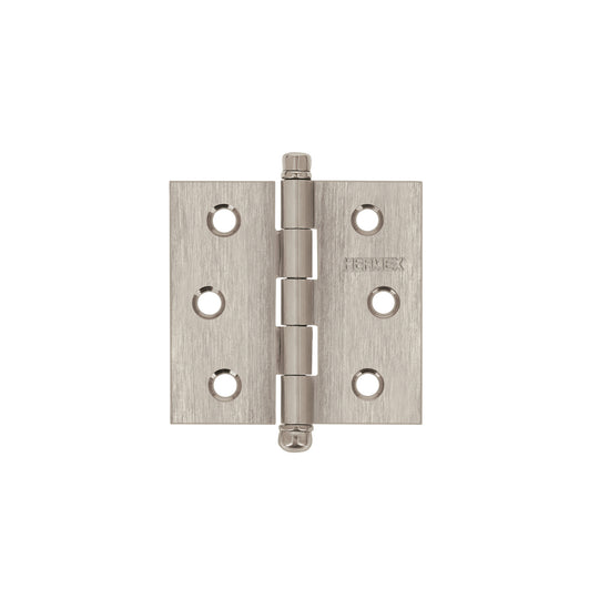 BC-254R Bisagra cuadrada 2-1/2" acero inox, cabeza redonda, HERMEX