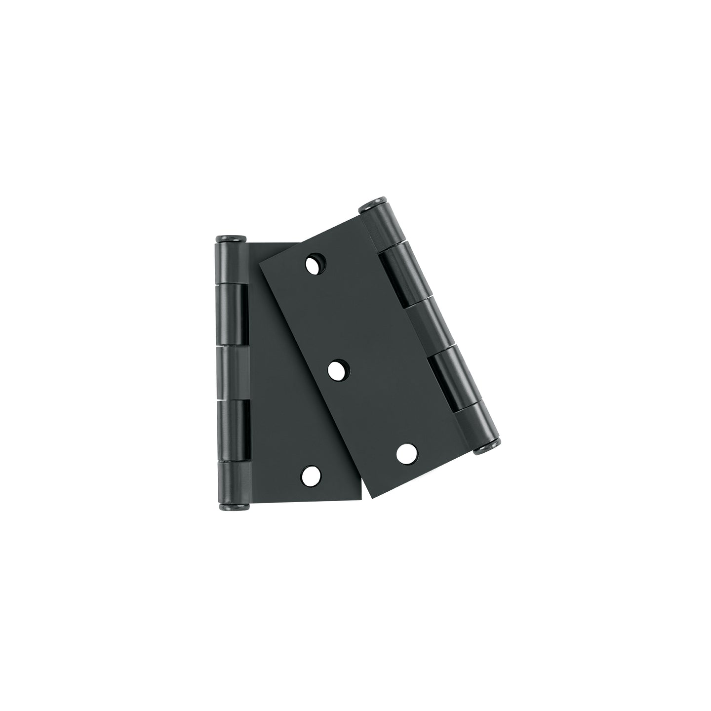 BC-356PB Bolsa 2 bisagras cuadradas 3-1/2" negro, cabeza plana