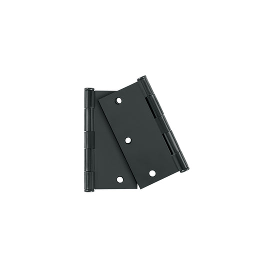 BC-356PPB Bolsa c/2 bisagras cuadradas 3-1/2", plana, negro, BASIC