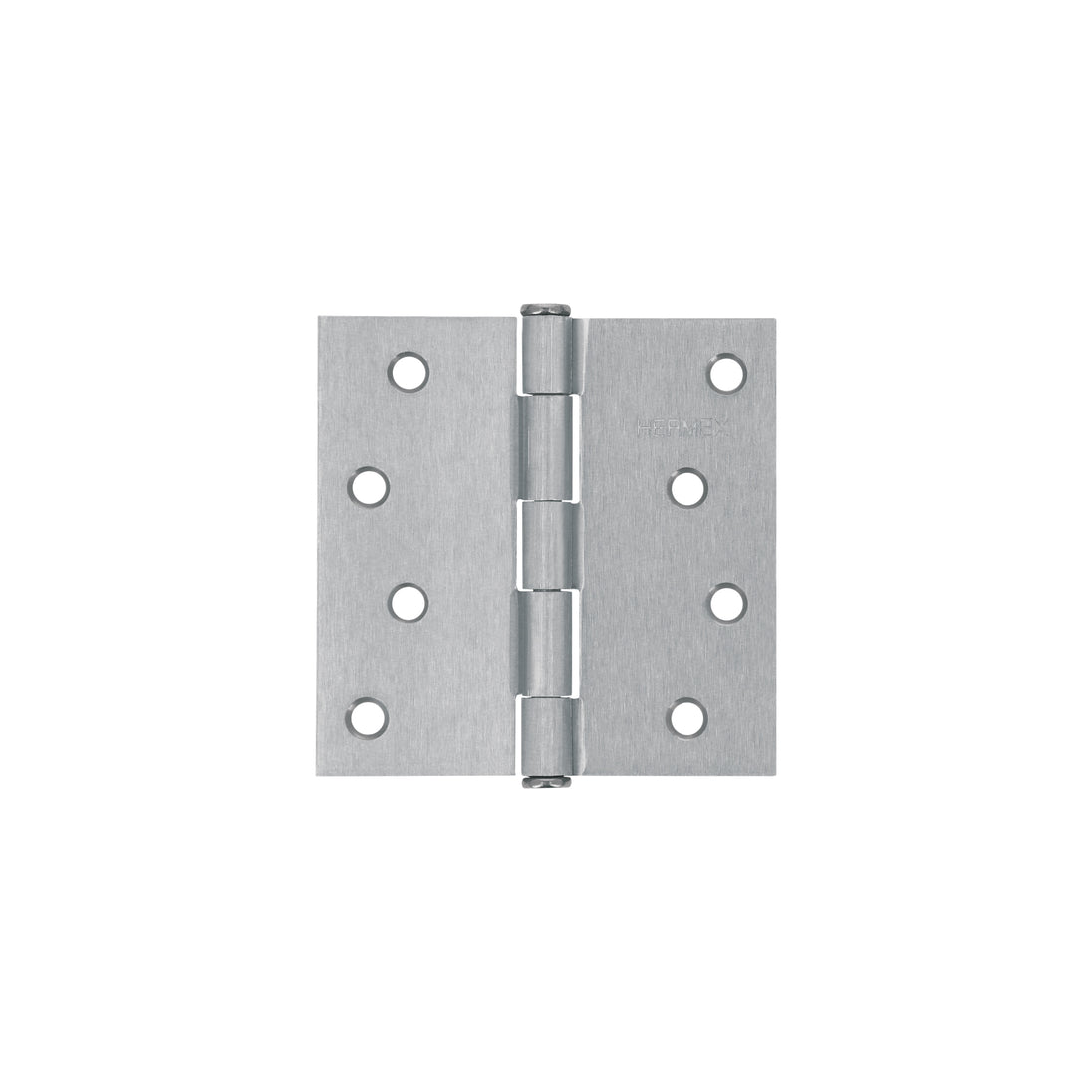 BC-403P Bisagra cuadrada 4", satinado, cabeza plana, HERMEX