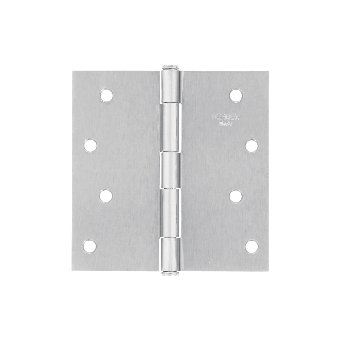BC-403PP Bisagra cuadrada 4", satinado, cabeza plana, BASIC