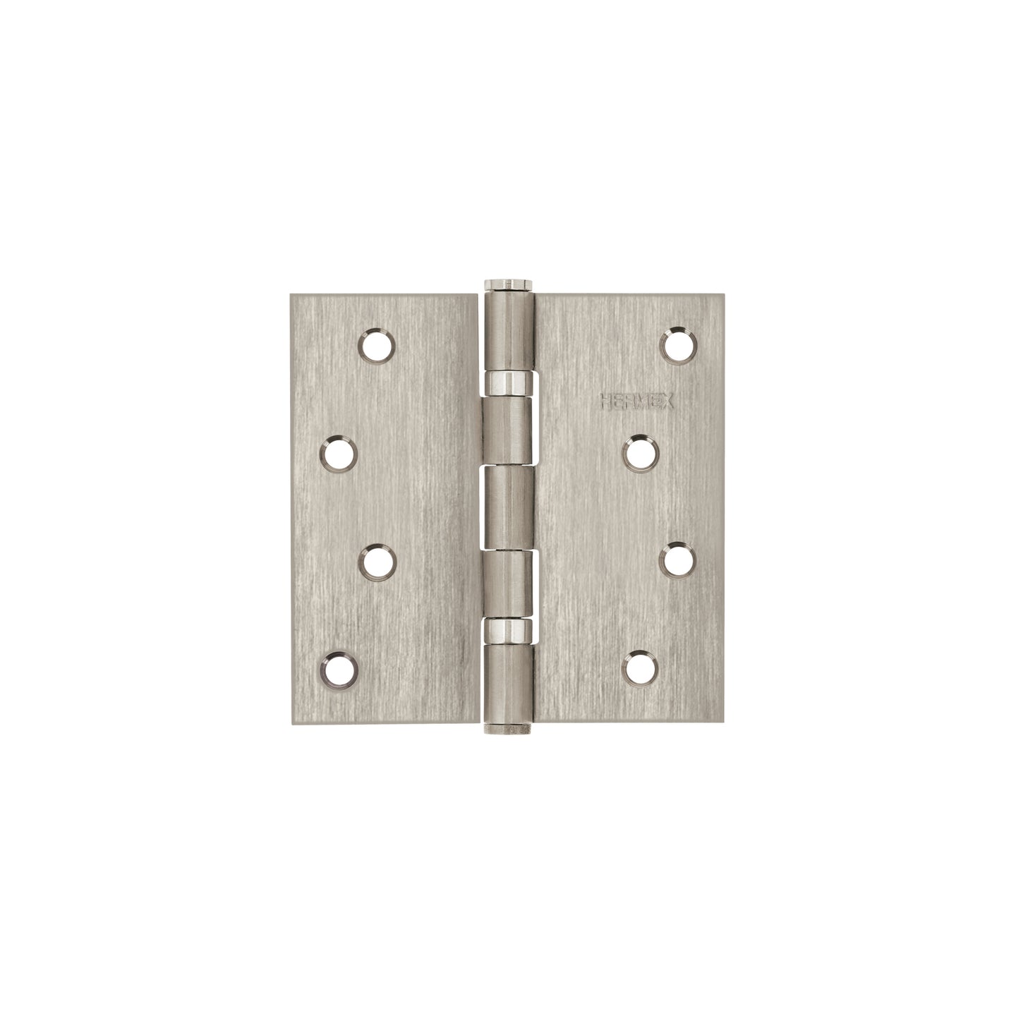 BC-404P Bisagra cuadrada 4" acero inox, cabeza plana, HERMEX