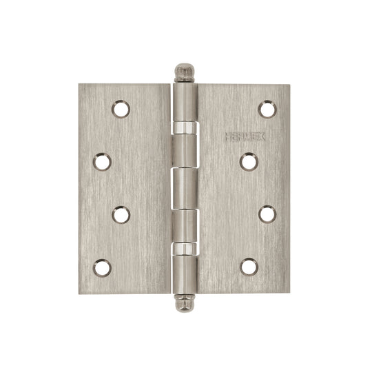 BC-404R Bisagra cuadrada 4" acero inox, cabeza redonda, HERMEX